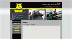 Desktop Screenshot of kfz-werkstatt-slubice.de